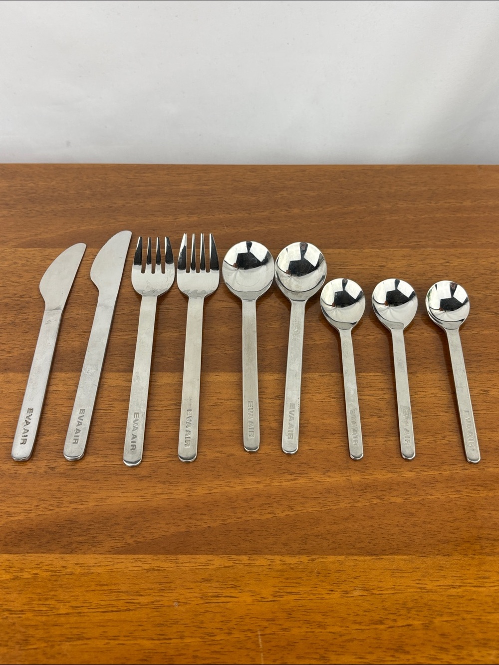 Vintage EVA air mixed set TBOL and Morii 18-8 stainless steel silverware